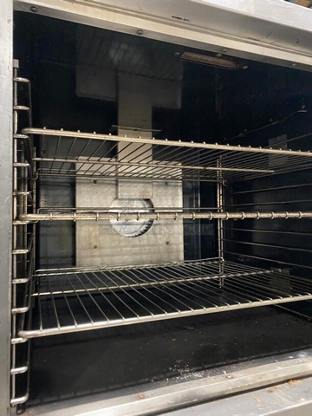 Imperial Commercial Natural Gas Powered Double Deck Convection Oven! With Metal Oven Racks! All Stainless Steel! 2x Your Bid Makes One Unit! - Image 6 of 10