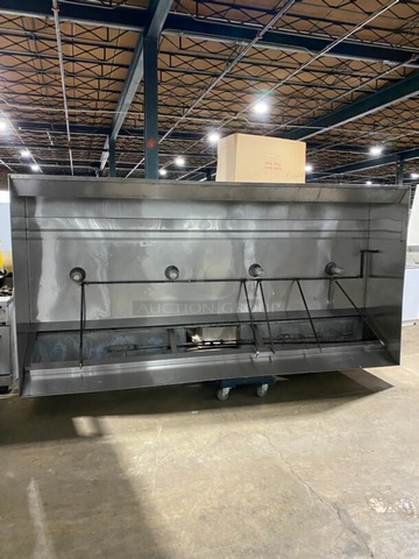 Captive Aire Commercial 10Ft Exhaust Hood! Solid Stainless Steel!