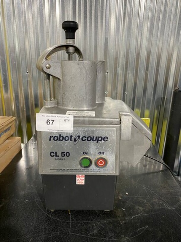 Robot Coupe Commercial Countertop Food Processor/Chopper Machine! All Stainless Steel! Model: CL50 SN: 4500152203B11 120V 60HZ 1 Phase - Image 1 of 9