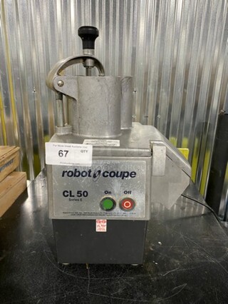 Robot Coupe Commercial Countertop Food Processor/Chopper Machine! All Stainless Steel! Model: CL50 SN: 4500152203B11 120V 60HZ 1 Phase