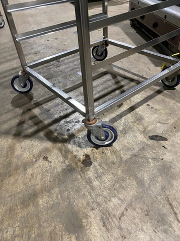 Channel Metal Commercial Pan Transport Rack! On Casters! - Image 4 of 5
