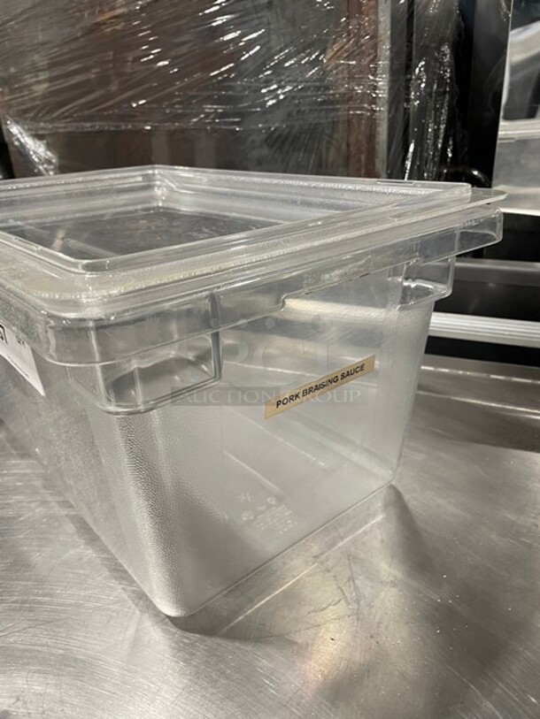 Cambro 12x18x9IN Deep Food Storage Container! Model: 12189CW! - Image 4 of 5
