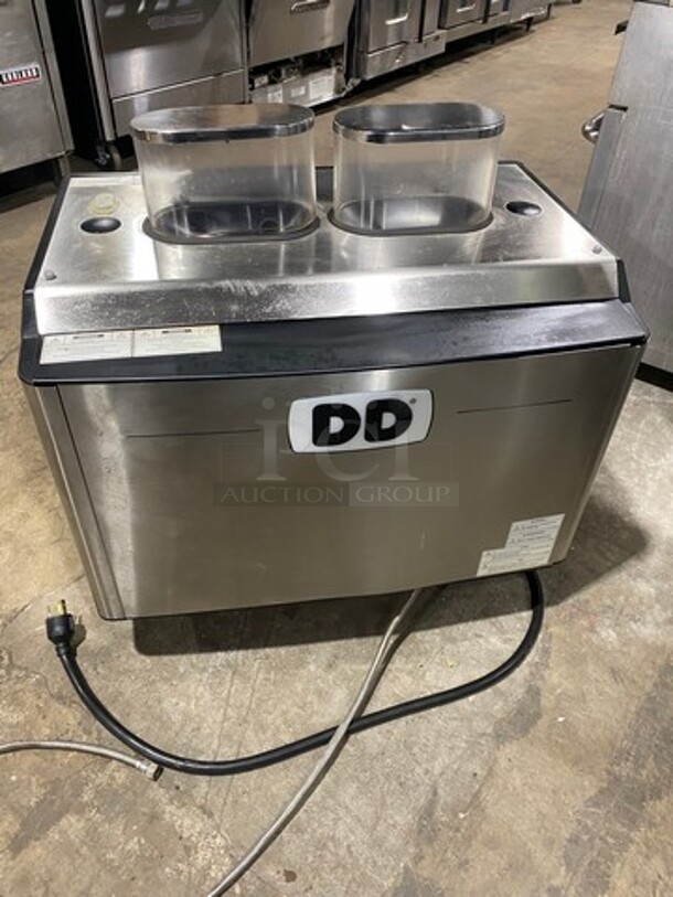 WOW! LATE MODEL! Dunkin Donuts Edition! Schaerer Commercial Countertop 2 Group Espresso Machine! With Steam Lines! Stainless Steel! On Small Legs! - Image 3 of 9