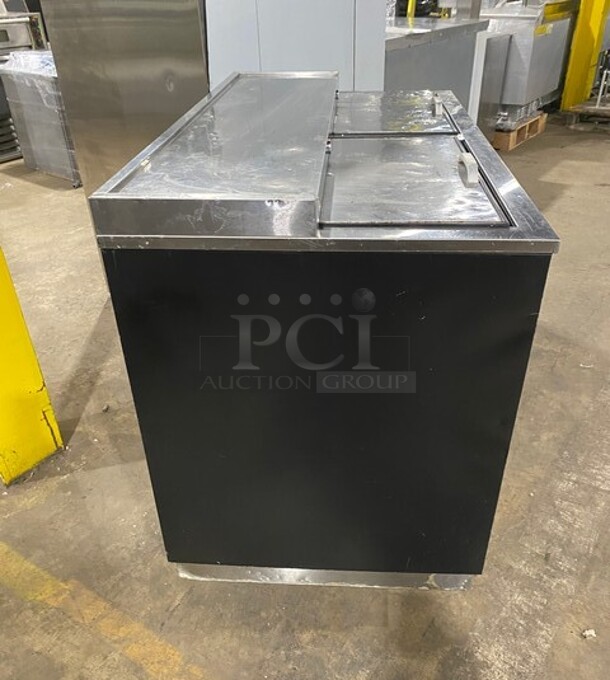 Blue Air Commercial 2 Door Beer Bottle Cooler! With Stainless Steel Top! MODEL BBC-5-B SN: EQQBABC500004 115V 1PH - Image 3 of 9