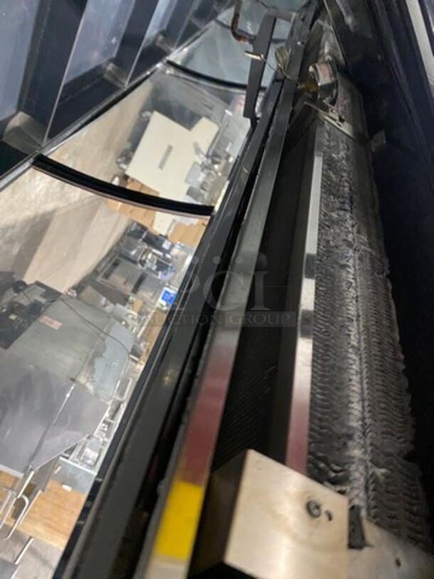 Resnick Commercial Refrigerated Deli/ Meat Display Case Merchandiser! With Curved Front Glass! With Rear Access Doors! With Legs! REMOTE COMPRESSOR! NO COMPRESSOR! - Image 6 of 10