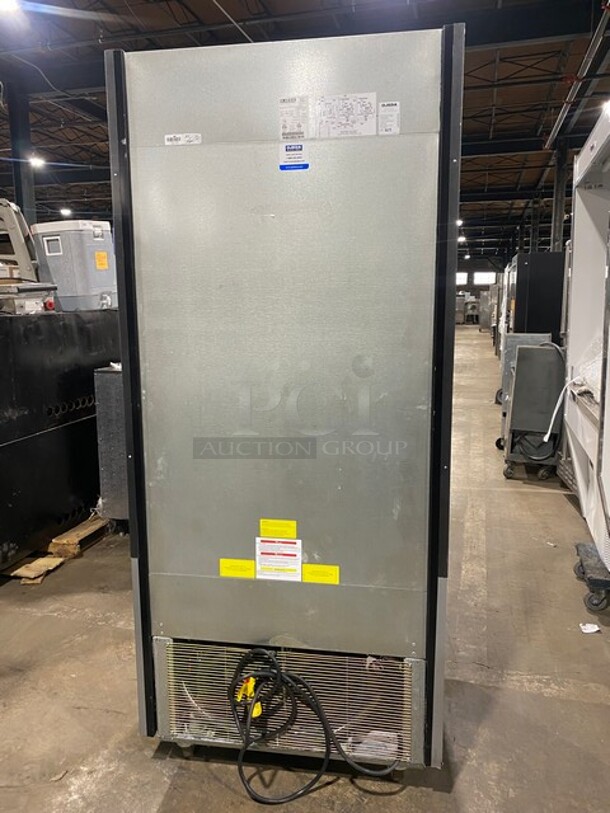 WOW! Ojeda Commercial Refrigerated Open Grab-N-Go Case Merchandiser! With Front Cover! With View Through Sides! On Casters! Working When Removed! MODEL ALPA77H SN:002484830736A 120V 1PH - Image 2 of 6