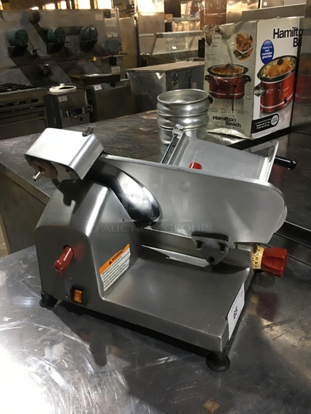 NICE! Axis Countertop 10 Inch Blade Deli/Meat Slicer! Model: AX-S10 115V 60HZ 1 Phase - Image 3 of 8