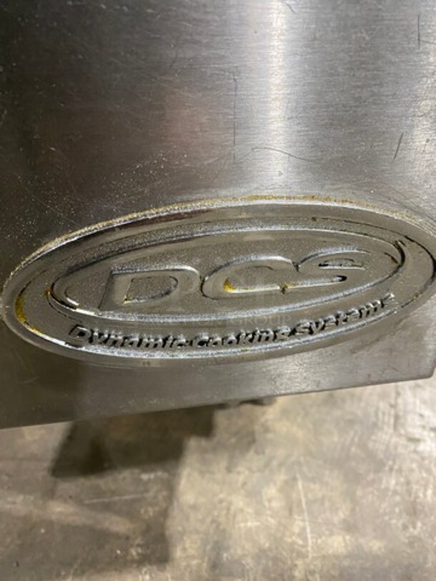 DCS Commercial Natural Gas Powered Deep Fat Fryer! All Stainless Steel! On Legs! - Image 7 of 9