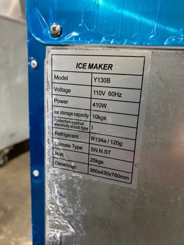 Commercial Undercounter Ice Maker Machine! Stainless Steel Body! Model: Y130B 110V - Image 5 of 8