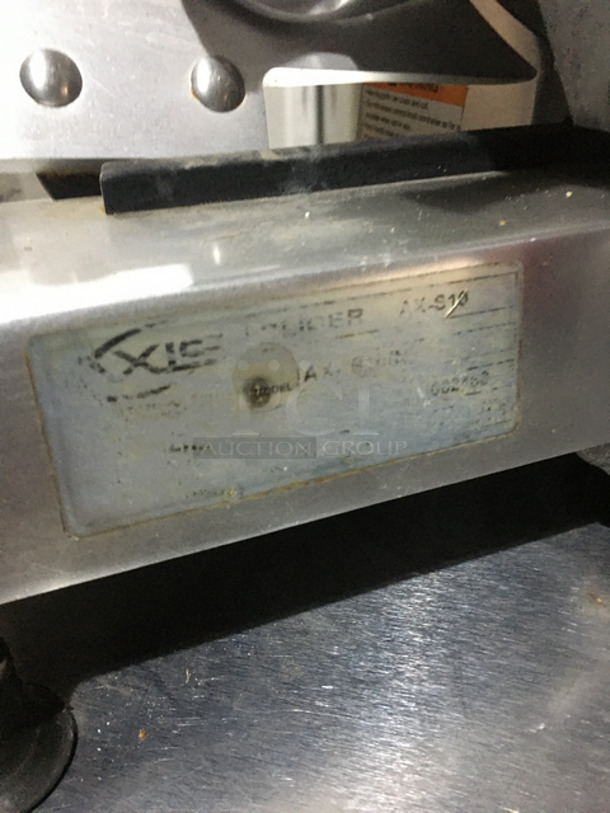 NICE! Axis Countertop 10 Inch Blade Deli/Meat Slicer! Model: AX-S10 115V 60HZ 1 Phase - Image 7 of 8