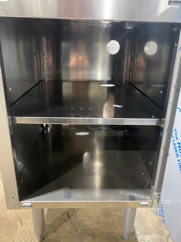 NEW! Perlick Under The Counter Drainboard! With Back Splash! All Stainless Steel! On Legs! Model: SC18 - Image 5 of 9