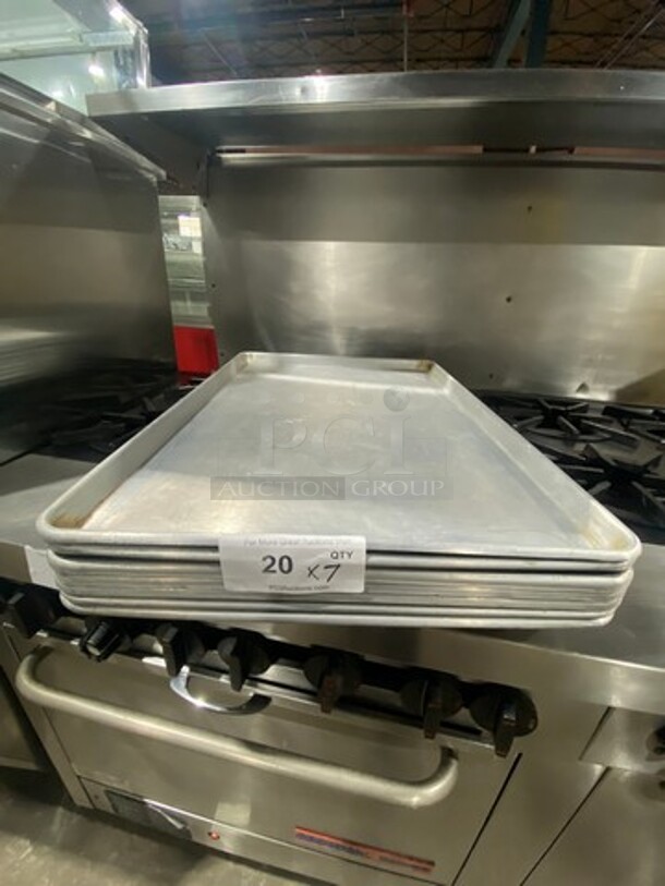 GOOD CONDITION! Full Size Baking Sheet Pans! 7x Your Bid!