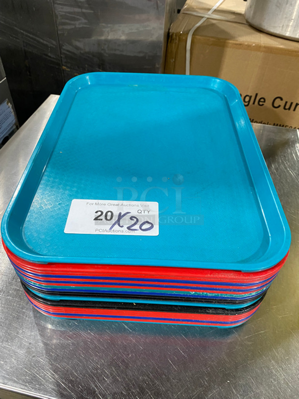 Cambro Various Colors Poly Food Serving Trays! 20x Your Bid!