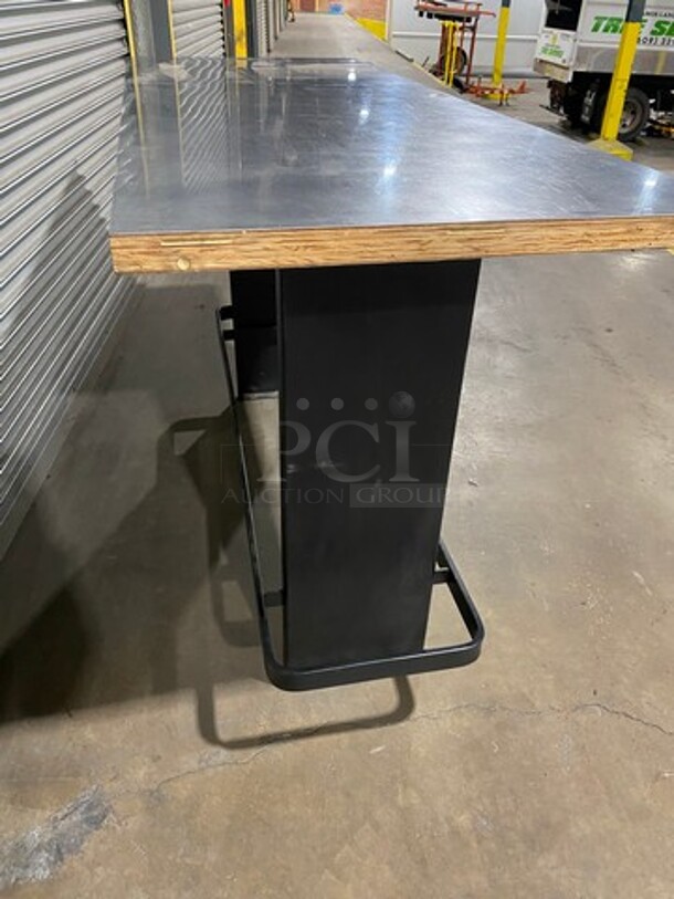 Commercial Heavy-Duty Table! With Black Metal Body! - Image 4 of 7