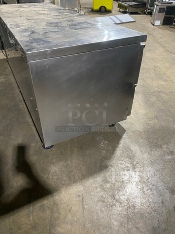 WOW! Continental Commercial Lowboy/ Worktop Cooler! With 7 Drawer Storage Space Underneath! All Stainless Steel! On Casters! Model: CRA93 SN: 15694892 115V 60HZ 1 Phase - Image 2 of 8