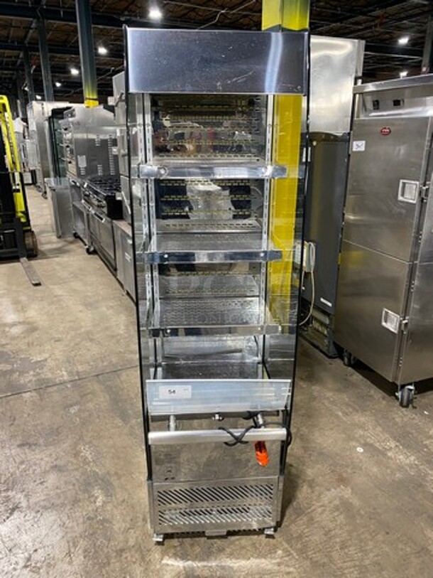 EQ Kitchen Line Commercial Refrigerated Open Grab-N-Go Display Case! Solid Stainless Steel! Model: RTS220L 110V