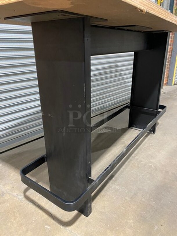 Commercial Heavy-Duty Table! With Black Metal Body! - Image 6 of 7