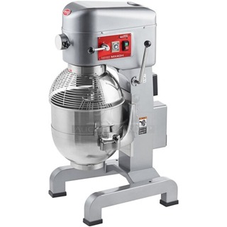 BRAND NEW SCRATCH & DENT! Avantco MX40H 40 Qt. Planetary Floor Mixer with Guard & Standard Accessories - 240V, 2 hp. S/N: 46 021723-177MX40H See photos