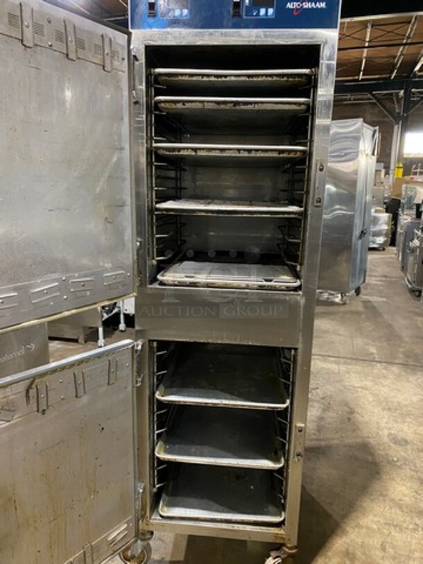 SWEET! Alto Shaam Commercial Heated Holding Cabinet/ Food Warmer! All Stainless Steel! On Casters! Model: 1000UP SN: 1001310000! 208/240V 60HZ 1 Phase! Working When Removed! - Image 6 of 10
