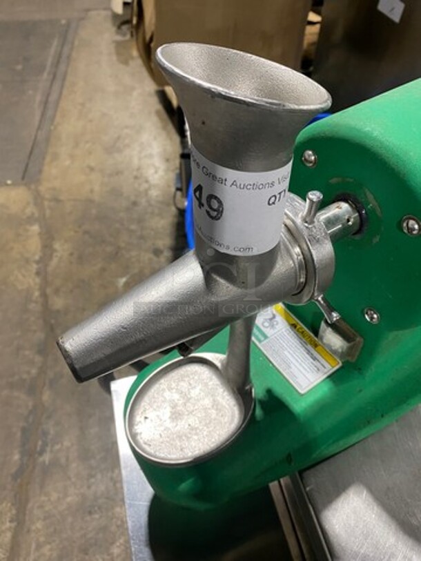 Nutrifaster Commercial Countertop Wheat Grass Juicer! Model: G160 SN: 160051602 120V - Image 5 of 7
