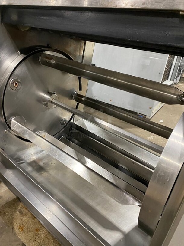 NICE! Old hickory Countertop Rotisserie! Electric Powered! Working When Removed! MODEL 6.5E SN: 650052 208V 3PH - Image 6 of 8