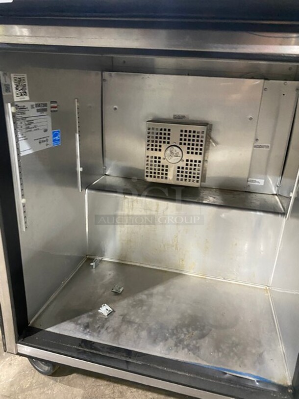 True Commercial Single Door Lowboy/Worktop Freezer! With Back Splash! All Stainless Steel! Model: TWT27F SN: 8587390 115V 60HZ 1Ph - Image 5 of 6