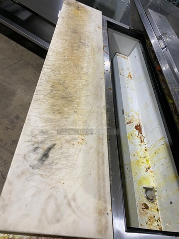 True Commercial Refrigerated Sandwich Prep Table! With Commercial Cutting Board! With 2 Door Underneath Storage Space! All Stainless Steel! On Casters! Model: TSSU6016 SN: 13826602 115V 60HZ 1 Phase - Image 7 of 9