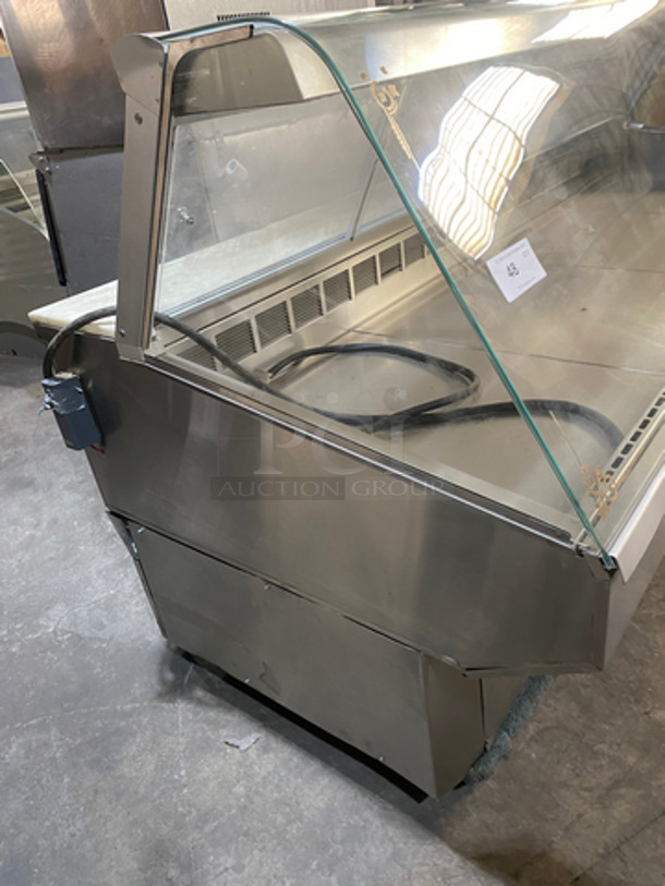 AMAZING! Federal Industries Commercial Refrigerated Deli Display Case! With 2 Sliding Rear Doors! With Commercial Cutting Board! All Stainless Steel Body! Model: SQ8CD SN: 07121947296 120V 60HZ 1 Phase - Image 2 of 9
