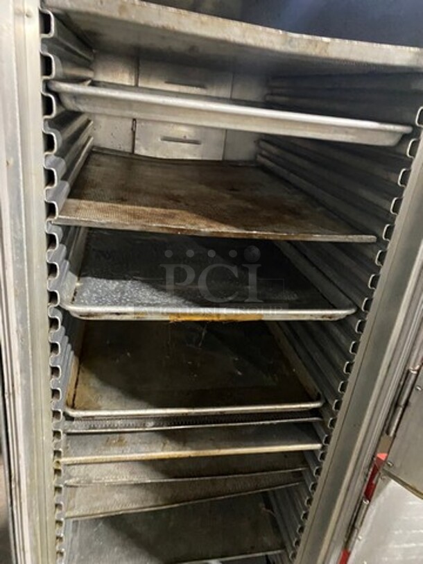 Cres Cor Commercial Insulated Warming/Proofing Cabinet! With 2 Half Doors! Holds Full Size Trays! All Stainless Steel! On Casters! - Image 6 of 8