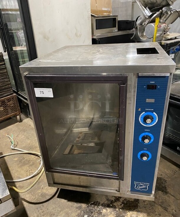 Duke Commercial Proofer Cabinet! With View Through Door! All Stainless Steel! On Casters! Model: PFB1 SN: 50IGAB0003 120V 60HZ 1 Phase