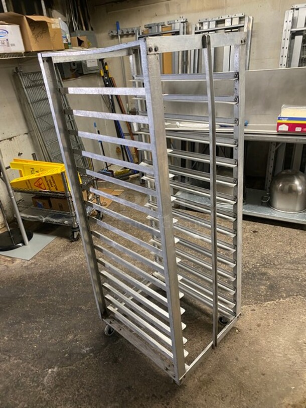 Metal Commercial Pan Transport Rack on Commercial Casters! - Image 3 of 4