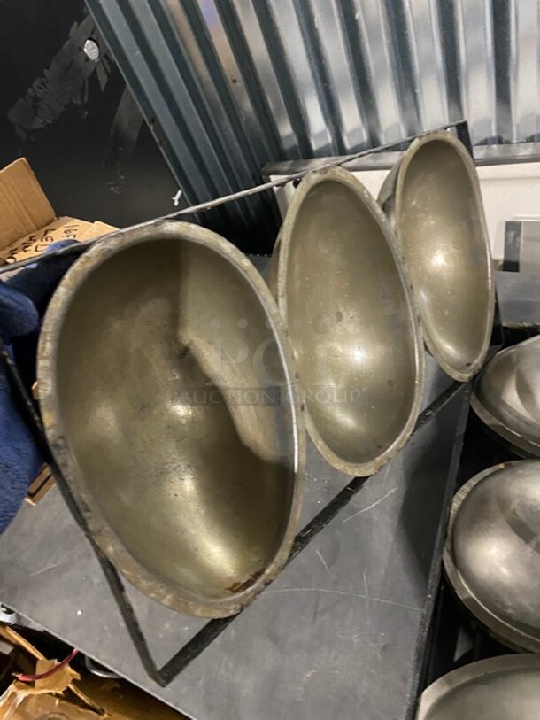All One Money! Stainless Steel Large Egg Shape Cake Molds! - Image 3 of 5