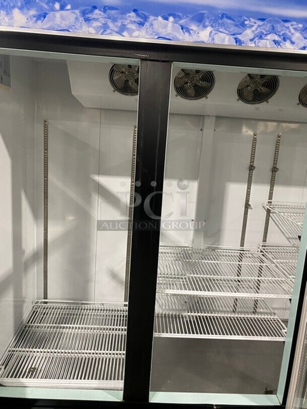 Spartan Commercial 3 Door Reach In Cooler Merchandiser! With View Through Doors! Poly Coated Racks! Model: SGM72RS SN: 6144311816063502 115V - Image 6 of 10