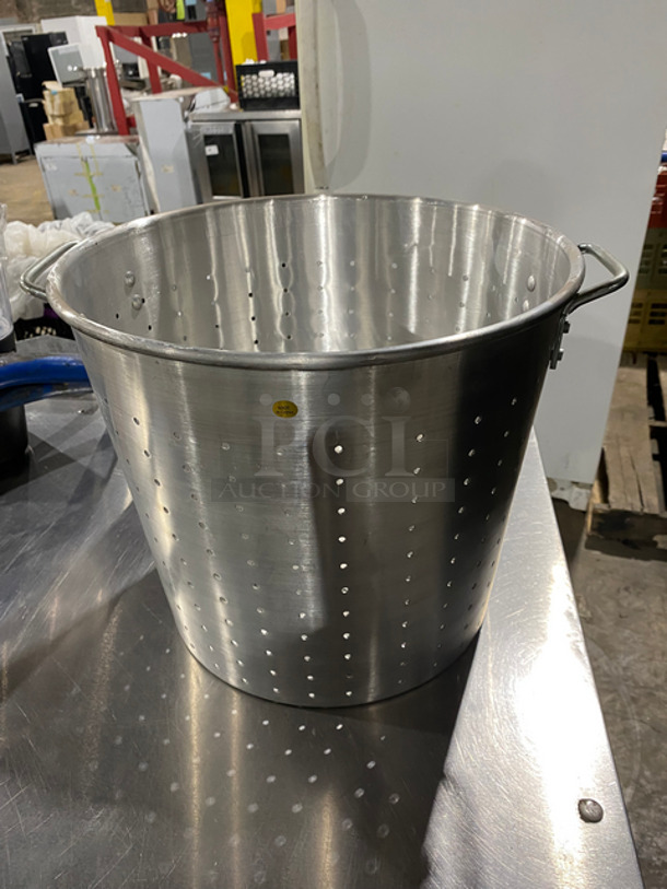 Metal Perforated Pot Inserts! With Handles! 2x Your Bid! - Image 2 of 6