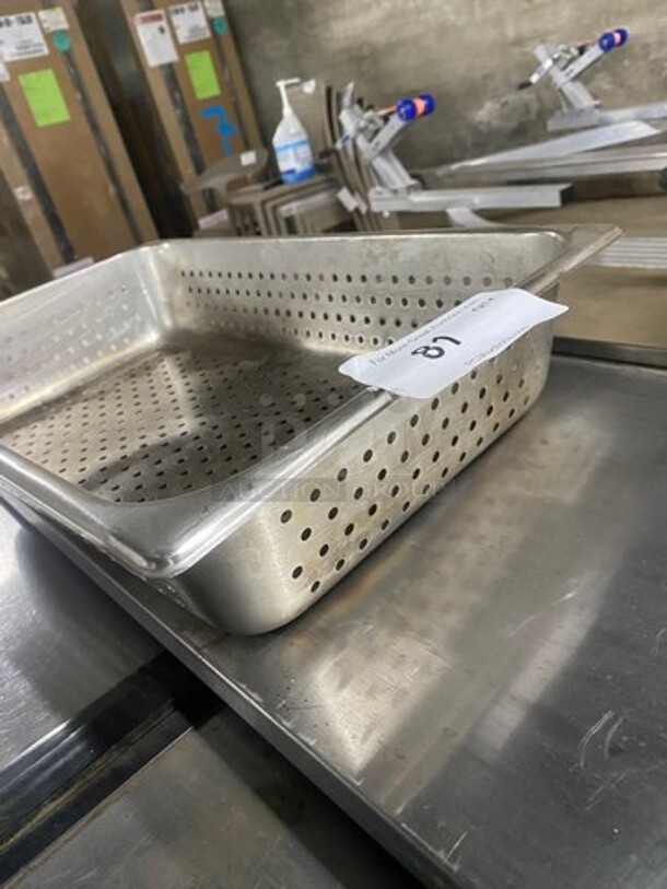 ALL ONE MONEY! Assorted Size Perforated Pans! - Image 3 of 4