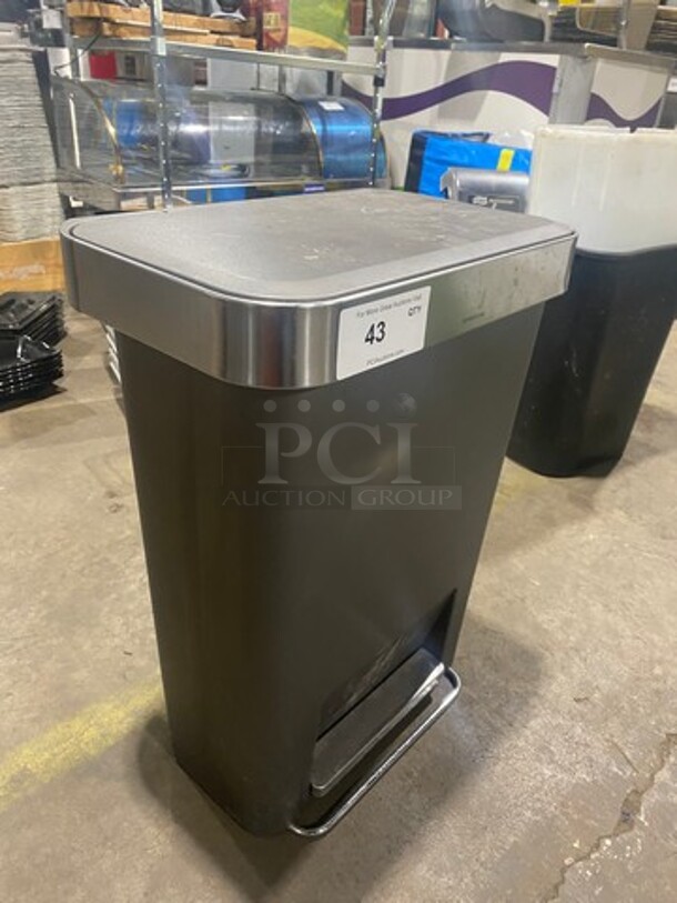 SimpleHuman Rectangular Step Trash Can! - Image 2 of 6