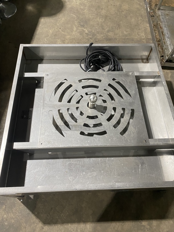 Drum Beaters All Stainless Steel Commercial Trash Can Washer! Model: TCW-100 SN:3809 1PH! On Legs! Eletric Powered! - Image 5 of 11
