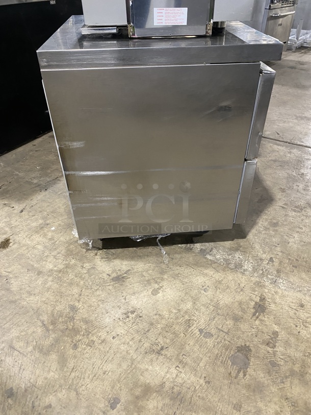 Continental Commercial Under The Counter 2 Drawer Cooler! All Stainless Steel! Model: SW32N SN:15901229 115V! On Casters! - Image 3 of 8