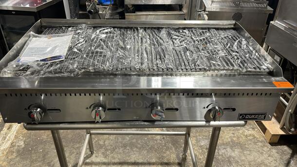 Brand New Dukers DCCB48 48"W Gas Countertop Charbroiler - 140,000 BTU - Image 1 of 5