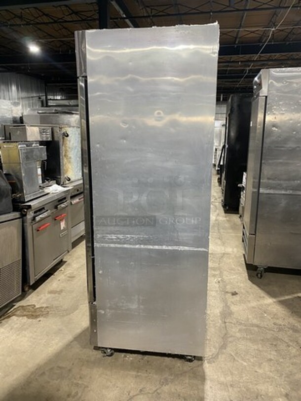 Nice! Turbo Air All Stainless Steel One Reach In Cooler! Maximum Series! Model MSR23! 110/120V 1 Phase! On Casters!   - Image 3 of 9