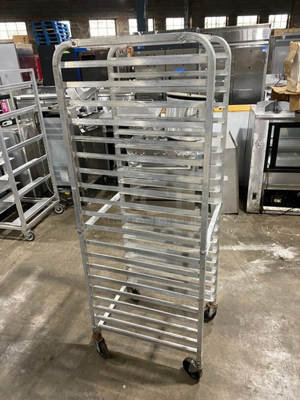 Metal Commercial Pan Transport Rack! On Casters!  - Image 2 of 5