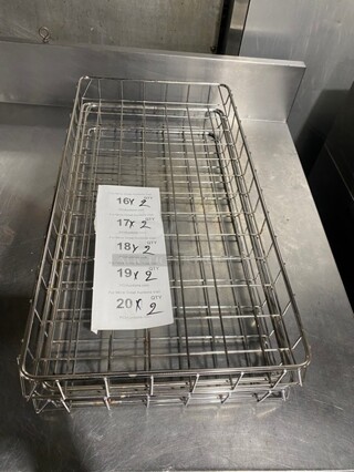 Stainless Steel Bagel/Pastries Racks! 2x Your Bid! 