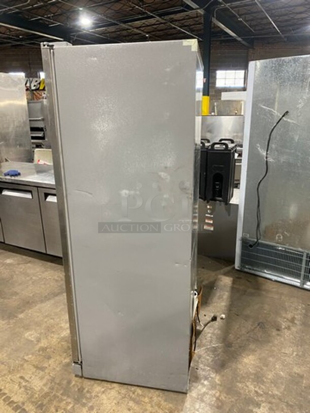Frigidaire Single Door Reach In Refrigerator! With Poly Shelves! Stainless Steel Body! Model: FPRH19D7LF1 SN: WA43003441 115V - Image 2 of 10