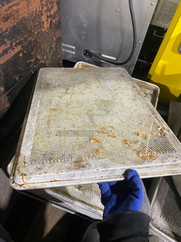 Perforated Full Size Sheet Pans! 5 X Your Bid! - Image 6 of 7