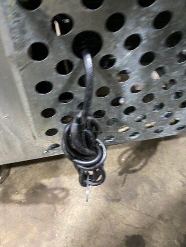 2017 Leader Commercial Refrigerated Pizza Prep Table! With Marble Top! With 3 Door Storage Space Underneath! All Stainless Steel! On Casters! Model: DR72SC SN: AA11M2201 115V 60HZ 1 Phase - Image 9 of 9