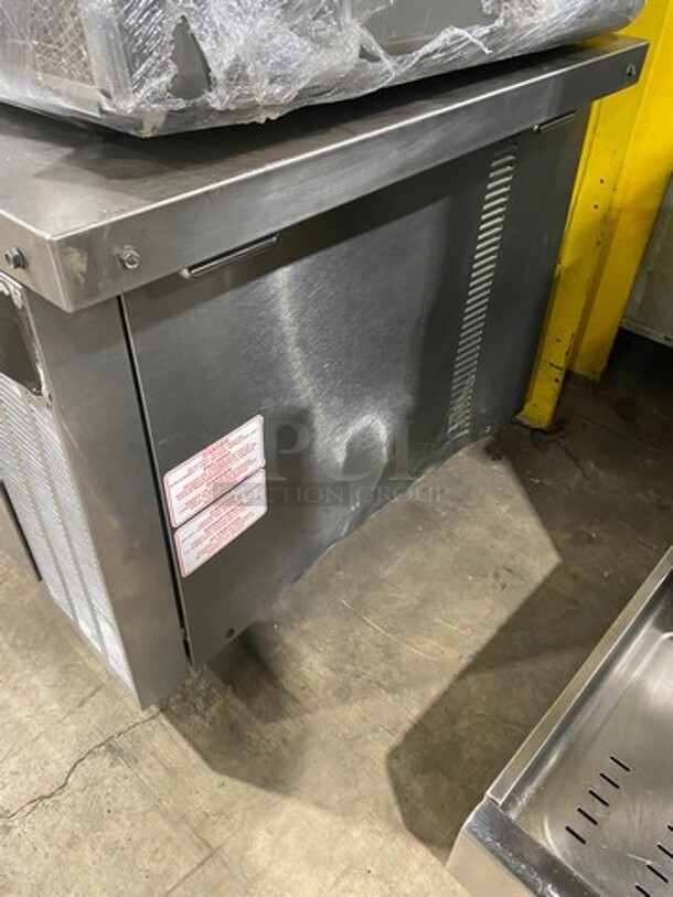 Silver King Commercial Refrigerated Chef Base! With 4 Drawer Storage Space! All Stainless Steel! On Casters! Model: SKRCB84H SN: SAJE68785A 115V 60HZ 1 Phase - Image 3 of 9