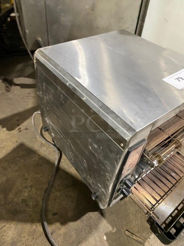 Waring Commercial Countertop Conveyor Toaster Oven! All Stainless Steel! On Legs! Model: CTS1000B 208V 60HZ 1 Phase - Image 3 of 7