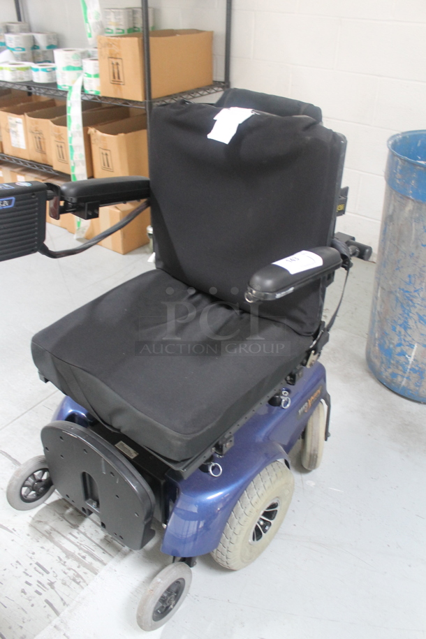 Pride Mobility Jazzy 1113 Blue Metal Electric Powered Chair. - Image 1 of 7