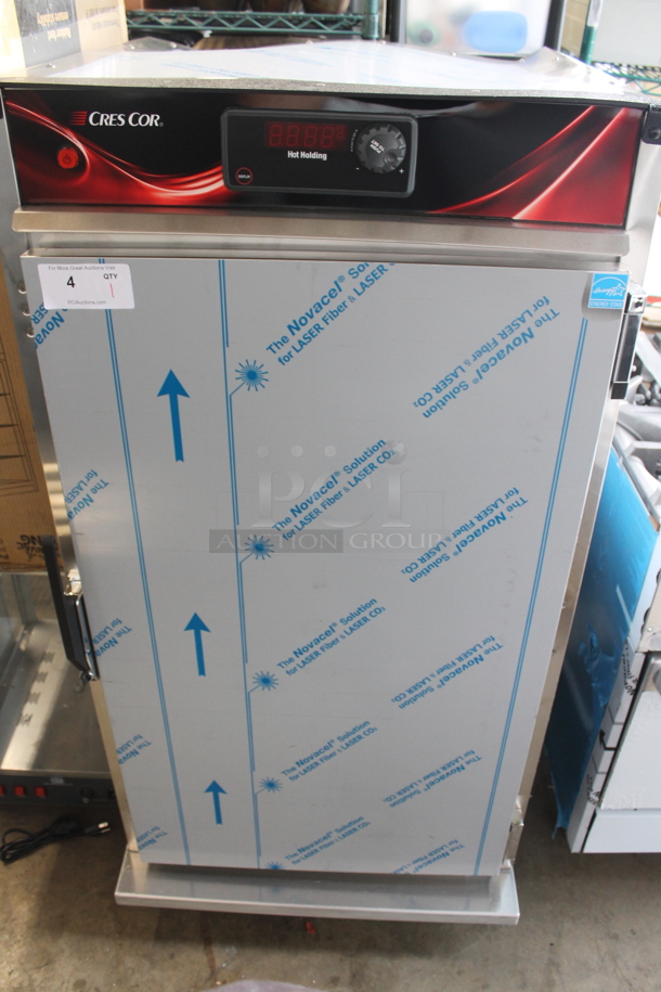 BRAND NEW SCRATCH AND DENT! CresCor H137SUA9D Stainless Steel Commercial Single Door Reach In Warming Holding Cabinet. 120 Volts, 1 Phase. Tested and Working! - Image 1 of 7