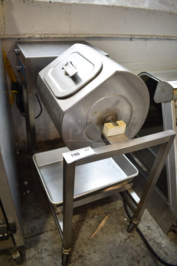 Quality Industries QMM-4 Stainless Steel Commercial Floor Style Marinator on Commercial Casters. 115 Volts, 1 Phase. Tested and Working! - Image 1 of 5
